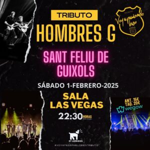 Tributo Hombres G en Sant Feliu de Guixols